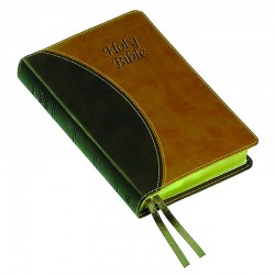 Windsor Text Bible - KJV - Two Tone Brown