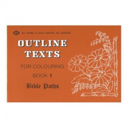 Bible Paths  Coloring Book 1 - Outline Texts
