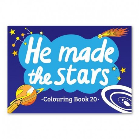 He made the stars - Coloring Book 20