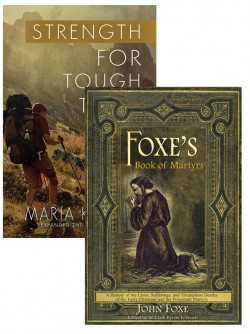 Foxe's Book of Martyrs and Strength for Tough Times SET