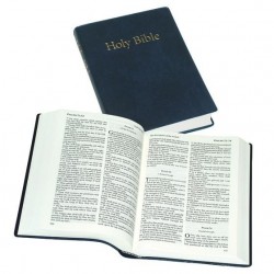 Windsor Text Bible - KJV - Navy Blue Flexible Vinyl