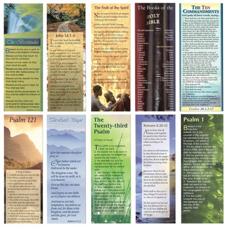 KJV BOOKMARKS - Set of 10 (B)