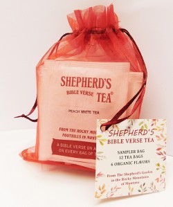 Shepherd's Bible Verse Sampler Bag - 12 Tea Bags