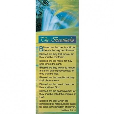 BOOKMARK - Matthew 5: 3-10 (10-Pack)