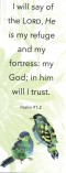 BOOKMARK - Psalm 91:2 (10-Pack)