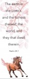 BOOKMARK - Psalm 24:1 (10-Pack)