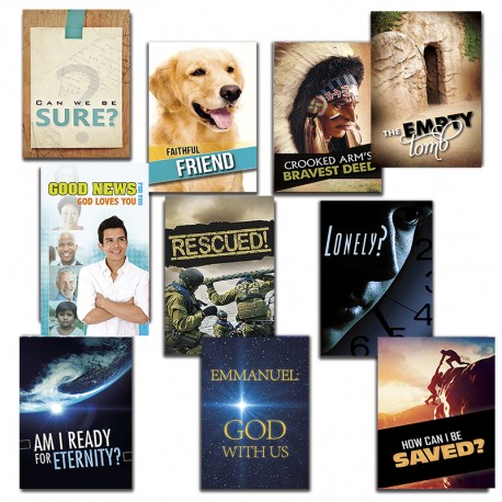 Gospel Tracts Sampler Pack 3 (10 Tracts)