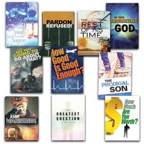Gospel Tracts Variety Pack 4 (10 Tracts)