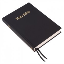 Large Print Windsor Text Bible - KJV - Black HARDCOVER