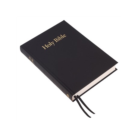 Large Print Windsor Text Bible - KJV - Black HARDCOVER