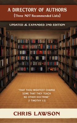 BOOKLET - A Directory of Authors (Three NOT Recommended Lists) - 2nd Edition - SECONDS